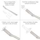 Tweezerman Stainless Steel Facial Razor