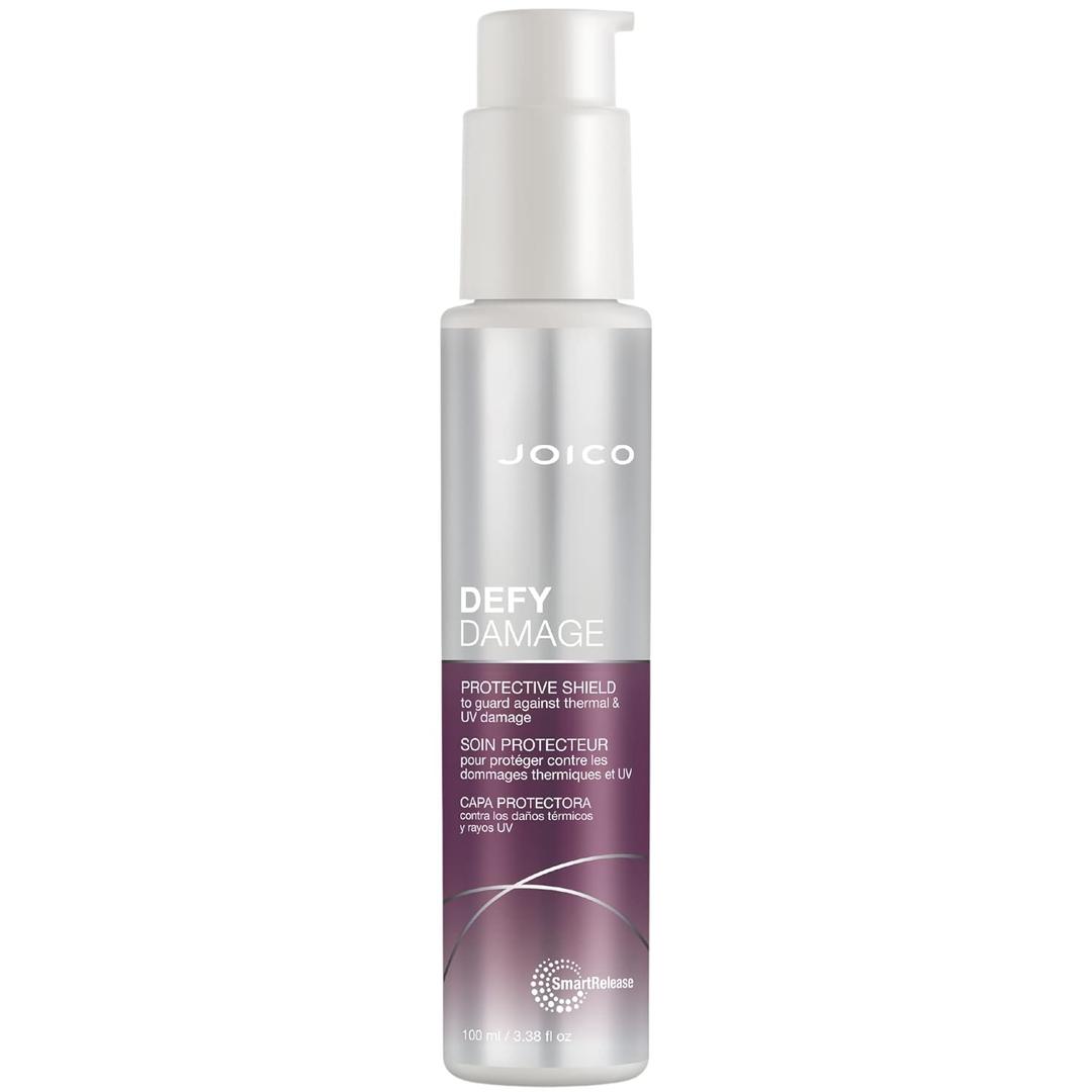 Joico Defy Damage Protective Shield | For Damaged, Color-Treated Hair | Protect Against UV & Thermal Damage | Strengthen Bonds & Preserve Hair Color | With Moringa Seed Oil & Arginine (3.38 Fl Oz (Pack of 1))