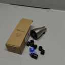 Kitchen Faucet Sprayer Head Nozzle,3 Function Modes,Pull Down Kitchen Sink Faucet Spray Head,9 Adapters Faucet Head Replacement Part Compatible,Aerator Detachable,Brushed Nickel