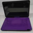 BOIFUN 17.5" Portable DVD Player with 15.6" Large HD Screen, 6 Hours Rechargeable Battery, Support USB/SD Card/Sync TV and Multiple Disc Formats, High Volume Speaker, Purple