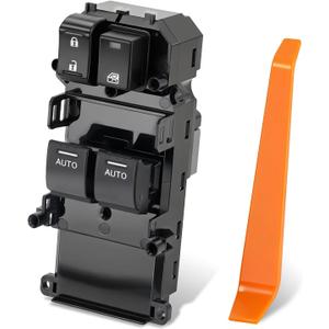 35760-TE0-A31 Power Master Window Switch Compatible with 2008-2012 Honda Accord Coupe Dual-Auto Control Left Driver Side Window Controller Replace 35750-TE0-A01