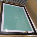 LaVie Home 27 x 40 Poster Frame Black（1 Pack）, Display Pictures 24x36 with Mat or 27x40 Without Mat, 2 Inch Wood Profile, Stable and Sturdy Picture Frame with Polished Plexiglass