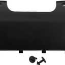 Towing Hook Cover, Black Car Rear Bumper Tow Towing Eye Hook Cover for LR3 2005-2009 LR4 2010-2012 DPO 500011PCL