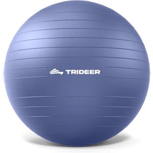 Trideer Exercise Ball Yoga Ball,Office Seating & Balance Ball Chair, Stability Ball for Pilates, Physical Therapy,Core Training & Balance Improvement & Stretching