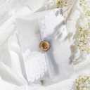 50 Pack Pre-Folded Vellum Jackets for 5x7 Invitations,AZAZA Elegant Translucent Invitation Sleeves,115GSM Vellum Jackets 5x7, Wedding Invitation Accessories, for Weddings Birthdays, Hydrangea Floral