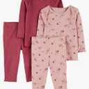 Simple Joys by Carter's unisex-baby 4-piece Textured Set, 6,-9M