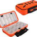 Fishing Lure Boxes, Waterproof Portable Tackle Box Organizer With Storing Tackle Set Plastic Storage - Mini Utility Lures Fishing Box, Small Organizer Box (Storage-O-M)