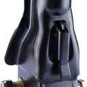 NovelBee 2" Ball Adjustable Trailer Coupler with Hardware, Class IV Heavy Duty Black Adjustable Coupler for Towing RV, Boat, Camper, Towing Capacity 8000lbs