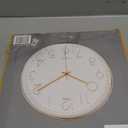 Bernhard Products Rose Gold Wall Clock 12 Inch Silent Non-Ticking Quality Quartz Battery Operated Easy to Read Decorative Modern Design for Home/Office/Kitchen/Bedroom/Living Room (Rose Gold)