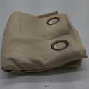 H.VERSAILTEX Linen Blackout Curtain 84 Inches Long for Bedroom/Living Room Thermal Insulated Grommet Linen Look Curtain Drapes Primitive Textured Burlap Effect Window Drapes 1 Panel - Heather Beige (52"W x 84"L (Pack of 1), Heather Beige)