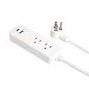 Helix Powerup Dual Outlet Power Strip With A & C Ports