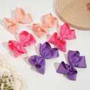 CLLOT 40PCS 4.5 Inch Hair Bows for Girls Grosgrain Ribbon Toddler Hair Accessories with Alligator Clips for Baby Girls Toddlers Kids in Pairs
