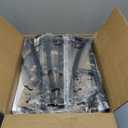 Plant Stand with Grow Light for Indoor Plants, 6 Tiered Metal Plant Shelf, 45" Indoor Plant Rack with 7 Shelves and 2 Hooks, Modern Corner Plant Holder for Living Room Balcony Bedroom, Black