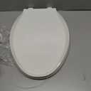 KOHLER 4636-RL-0 Cachet ReadyLatch Elongated Toilet Seat Slow Close, Soft Close Toilet Seat Quiet Lid, Contoured Grip-Tight Bumpers Installation Hardware, Apartment Essentials, White