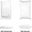 EIUE Hotel Collection Bed Pillows for Sleeping 2 Pack Queen SizePillows for Side and Back Sleepers,Super Soft Down Alternative Microfiber Filled Pillows,20 x 30 Inches