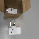 2 Pack US to UK Plug Adapter, Mifaso Type G Power Adapter with 3 Outlet 3 USB Charger, International Plug Adapter, USA to Dubai England Ireland British London Hong Kong Singapore Travel Essentials