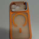 ESR for iPhone 17 Pro Case with Stash Stand, Camera Control Cover Compatible with MagSafe, Military-Grade Drop Protection Magnetic Phone Case, Scratch-Resistant Back Cover, Frosted Orange