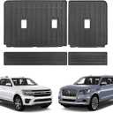 for 2018-2024 2025 Ford Expedition/Max/Lincoln Navigator/L 3rd Rear Seat Backrest Mat TPE Rubber Protection Mat Accessories (Backrest Mat)