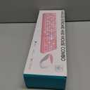 Wireless Keyboard and Mouse Combo, Retro Typewriter Keyboard with Round Keycaps, 2.4GHz USB Cute Wireless Keyboard Mouse for Computer, Desktop, Laptop and Computer (Black-Colorful)