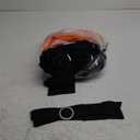 100PCS Spandex Stretch Chair Sashes Bows Elastic Chair Cover Bands Ties with Buckle Slider for Wedding Party Reception Events Universal Ceremony Banquet Decorations(Black)