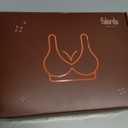 Wireless Bra Women Seamless Push Up Support Comfort V Neck Full Coverage Sleep T-Shirt Everyday Bras, Medium, Blue