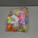 48Pcs Prefilled Easter Eggs with Animal Mochi Squishy Stress Relief , Kawaii Easter Basket Stuffers, Party Favors, Classroom Prizes (Multicolor 48Pcs)