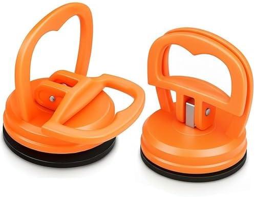 LAXISCREED 2-Pack Car Dent Puller, Dent Puller Kit with Strong Suction Cups, Car Dent Remover Tool for Auto Body Repair, Compact Car Dent Repair Kit for Glass, Tiles & Smooth Surfaces