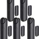 Window and Door Alarm When Opened (5 Pack) for Kids Safety/Home Security, Sliding Glass Front Door Opening Sensor Alarms for Dementia, 120dB Burglar Alert, Ideal for Business, Garage, Apartment, Black