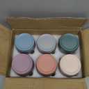 NETANY 6-pack 16 oz Overnight Oats Containers with Lids, Glass jars with Airtight Lids, Wide mouth Mason Salad jars, Glass Food Storage Containers for Snacks Yogurt Spice Sugar