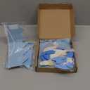 First Birthday Decorations for Boy - Complete Party Set with High Chair Banner, Number 1 Balloon, One Cake Topper, Crown, Balloons & Birthday Banner(Blue)