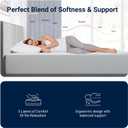 Avenco 10 Inch Twin Size Gel Memory Foam Mattress in a Box, Cooling Night Sleep & Pressure Relief, Grey, Fiberglass Free, CertiPUR-US Certified