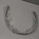 Vataler Faucet Line Connector Braided 304 Stainless Steel Supply Hose 1/ 2" I.P. Female Thread to 1/ 2" I.P. Female Straight Thread Faucet Hose Replacement (One Pair)