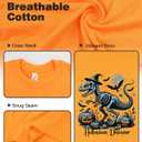 Halloween Shirts for Kids Boys Girls Toddler Halloween Shirt Pumpkin Shirts Ghost Clothes Short Cotton Sleeve Tee 2T-8Y