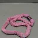 Sportneer Bike Lock: 5 Digit Combination High Security Anti Theft Bike Chain Lock - 3.2/3.6/4ft Heavy Duty Keyless Bicycle Lock for Bike, Motorcycle, Scooter, Door & Gate - 4/6mm Thick, Easy to Use (Pink)