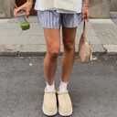 INPAKSA Women's Slippers Platform Mini Boots Short Ankle Boot Fur Fleece Lined Sneakers House slippers Anti-Slip Boot For Outdoor (7, Beige)