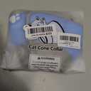 Cat Cone Collar Soft Elizabethan Collar for Surgery Recovery - Adjustable for Small and Large Cats Kittens to Stop Licking- S