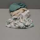 4 Pack Bassinet Sheets (19" x 33"), Compatible with Baby Delight, BabyBond, Dream On Me and Most Rectangle Bedside Sleeper Bassinet Mattress, Soft and Skin-Friendly, Mint Green and Color Rainbow