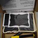 Mini Chalkboard Signs, 20 Pack Framed Small Chalk Board Food Labels with Easel Stand for Party Buffet or Wedding Celebration, Wooden Blackboard as Place Cards for Table Setting or Numbers