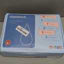 OUTREE Kids Pod Swing Seat, Cotton Child Hammock Swing Chair, Sensory Swing for Indoor and Outdoor Use, Macaron Light Purple