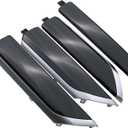 Interior Door Panel Trim Molding Kit Black Compatible with Chevrolet Chevy Silverado & GMC Sierra Crew Cab Truck Door Parts Accessories 2019-2024 Replaces 84469330