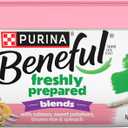 Purina Beneful Freshly Prepared Blends Wet Dog Food With Salmon, Sweet Potatoes, Brown Rice and Spinach - (Pack of 8) 10 oz. Tubs