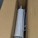Lamp Shades Set of 2.   .   .  Drum Lamp shadesFits Harp-Style Bedside & FloorEasy Assembly(Ships Rolled Flat) (White - Pack of 2, Medium)