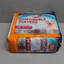 Simple Solution Disposable Dog Diapers, Female Dog Diapers, Puppy Potty Training, Incontinence and Heat Cycle Protection, Large Diapers for Dogs, 18-27 Inch Waist, 30 Count