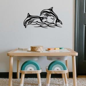 Xedatric Metal Dolphin Wall Art Fish Wall Decor, Stunning Coastal Elegance for Home Dcor, for Indoor & Outdoor (15.7 * 8.8 inch)