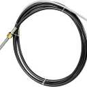 Boat Steering Cable 15 Feet Steering Cable 15' Outboard Rotary Steering Cable SSC6215 for Most Single Station Boats