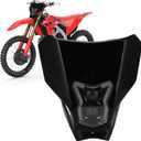 Dirt Bike Headlight,Motorcycle Head Light Universal for CRF450R CRF450L CRF450RX CRF250L CRF250L RALLY CRF300L CRF300L RALLY CRF250R CRF250F Black