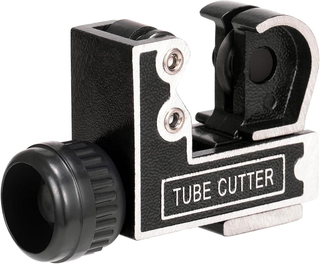 Spurtar Mini Pipe Cutter Tool 1/8 to 1-1/8 inch (3-28mm) Tube Cutter for Copper, Brass, Aluminum Pipe for Plumbing, HVAC Work, Automotive Repairs, DIY Projects