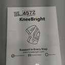 KNEEBRIGHT Light Hinged Knee Brace for Women, Strong Adjustable Compression Knee Brace, Quick Wrap Around Patella Support with Side Stabilizers for Meniscus Tear, Arthritis, XL