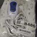 Beautyrest Zuri Reversible Faux Fur to Mink Electric Blanket,Auto Shut Off, Virtually Zero EMF, Multi Heat Setting,UL Certified, Machine Washable, Snow Leopard Throw 50" x 70",100% Microfiber