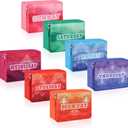 Paterr 7 Pcs Packing Cubes for Travel Kids Days of Week Compression Packing Cubes Colorful Luggage Organizers Suitcase Camp(Gradient) (9 x 7 x 3 Inch)